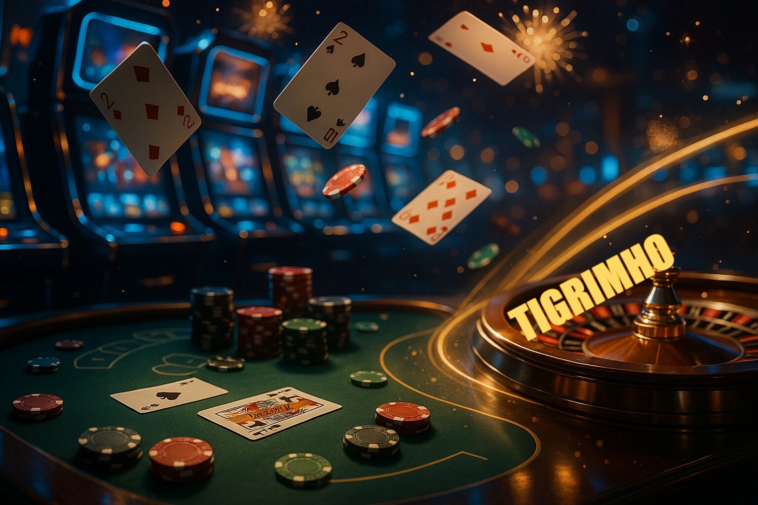Jogos emocionantes no TIGRIMHO